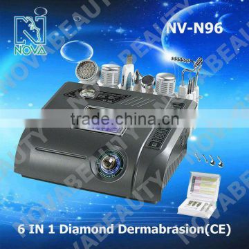 beauty salon equipment N96 6IN1 diamond dermabrasion machine with photon&ultrasound