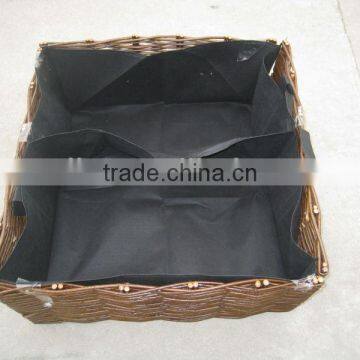 Willow planter or Willow bag for vegetable planting