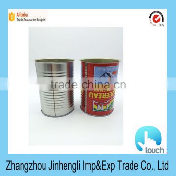 wholesale tin cans 425g Color printing three piece can empty metal can tin