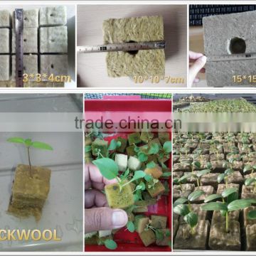 Bulk Density 80kg/M3 Rockwool Grow Cubes for Cultivation of Lettuce, Tomato, Cucumbers