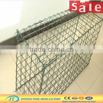 widely used galvanized zinc coated gabion cage suppliers from JINTONG factory