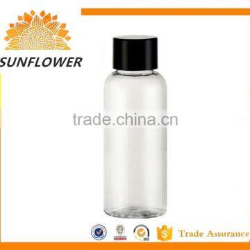 wholease empty clear pet plastic 50ml bottles/dropper bottle