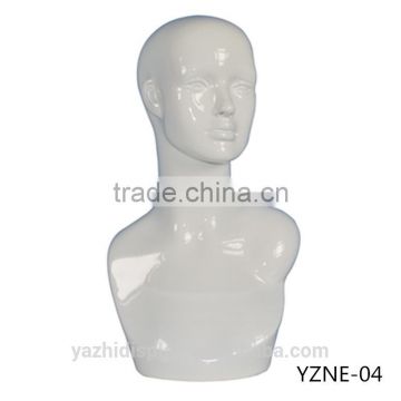 wholdesale realistic female head mannequin for wig and hat display