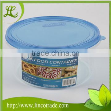 Transparent Plastic Round Food Container