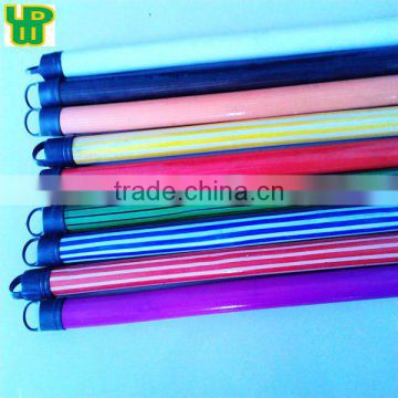 Eucalyptus wooden mop pole with pvc coated