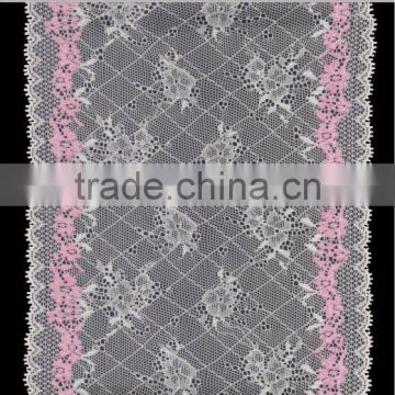 wide American nylon spandex rayon lace for tunic lingerie and jacket