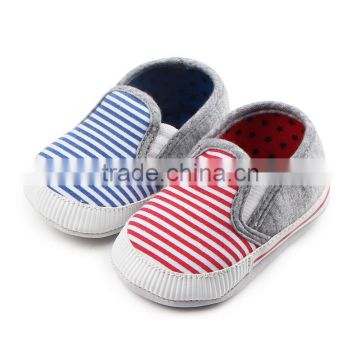 B22228A Newest Toddler shoes wholesale cute Striped soft sole Toddler shoes