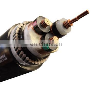 11KV 22KV 33KV 3 core xlpe insulated armour price high voltage power cable