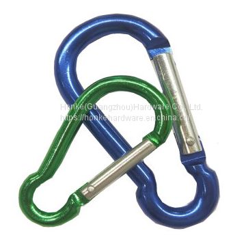 With Split Ring HK908AG Swivel Spring Snap Hook Aluminium Spring Hook