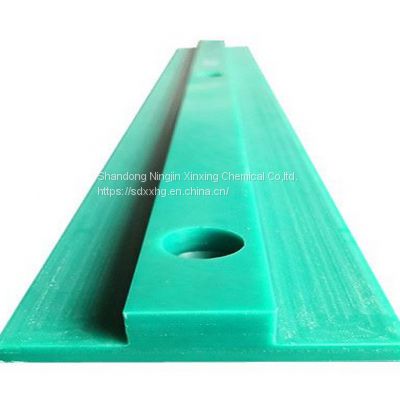 uhmwpe corner chain track guides and chain track guide rails for material handling conveyor equipments