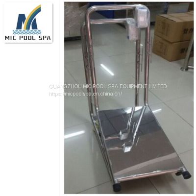 Swimming Pool Cleaning and suction Cart Hand Trolley Cart