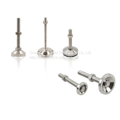 SUS304 Stainless Steel Equipment/Machinery Fixed Foot Leveler Height Adjustable Leveling Foot