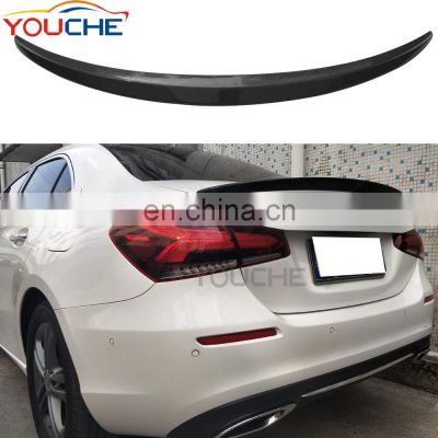W177 Carbon Fiber Rear Trunk Spoiler AMG style for Mercedes A Class W177 A200 A250 2019-2020