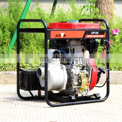 Bison China 6HP Single Cylinder High Pressure Diesel Centrifugal Selfpriming Water Pump