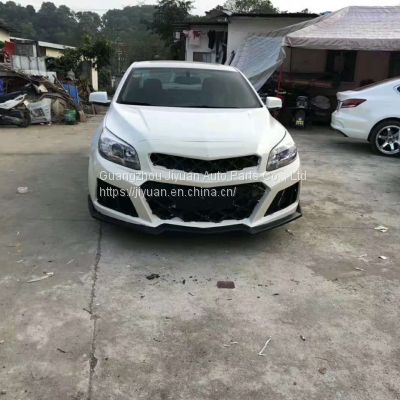 The Chevrolet Malibu is a big wrap around the front bumper of the 12-15 Malibu, and the bumper has been upgraded and modified