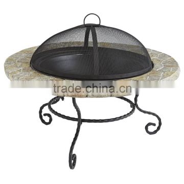 Outdoor Cast Stone Wood Buring Fire Pit