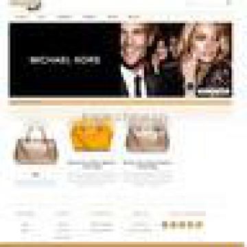 Handbags Boutique website design, Professional photoshop website design