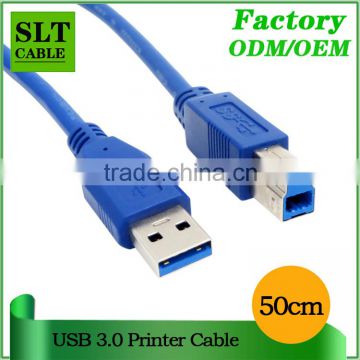 SLT 50cm High Speed USB 3.0 Type A to B Printer Scanner Cable