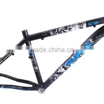 OEM alloy Mountain bike frame XC58 BK MADE IN CHINA