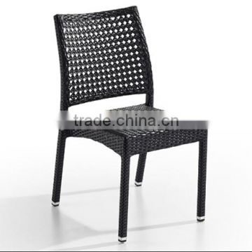 Wicker arm cheap aluminum chairs