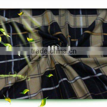 100% polyster check printed mirco polar fleece blanket fabric