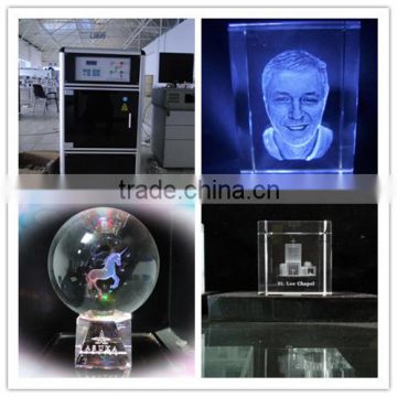 Multiple Technical 3D photo inisde crystal laser gift process machine with CE certificate