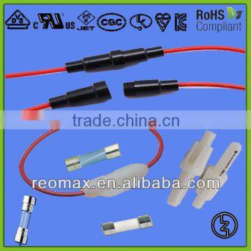 Inline fuse block wire 14-22 for 5X20mm electronic fuse