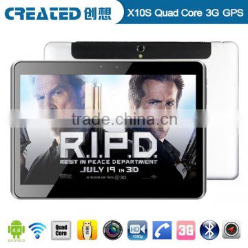 Android 4.4 Quad core 3G 10.1 inch tablet pc