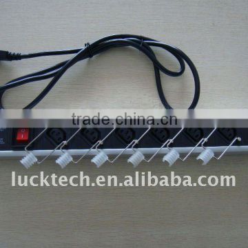 IEC PDU WITH CABLE HOLDER
