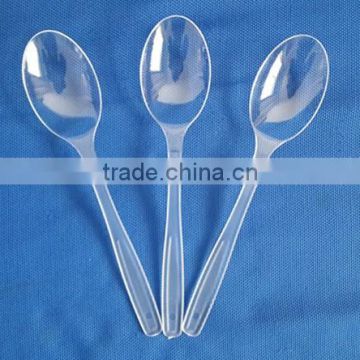 clear aviation plastic spoon