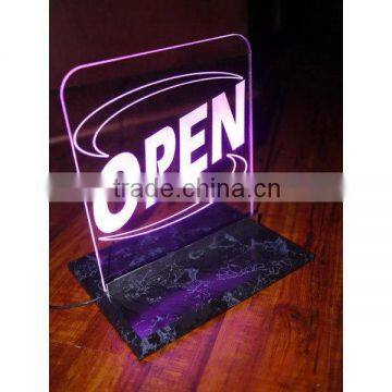 Top level professional acrylic led exit sign