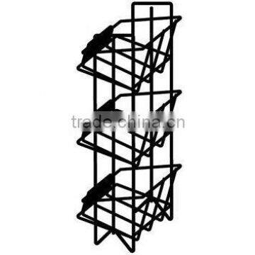 Metal Wire Magazine Rack Stand