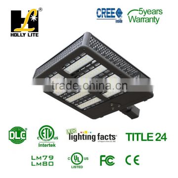 High power LED shoebox for high pole lamp,300W LED shoe box lights for city plaza with DLC and 5 years warranty