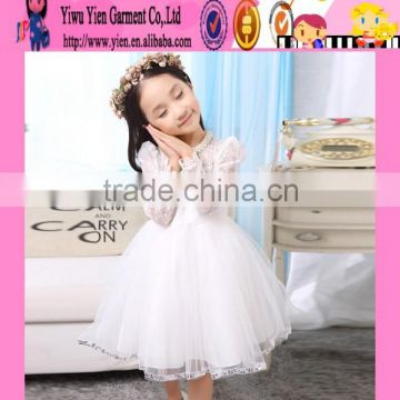 White Lace Baby Girl Fairy Dress Long Sleeve Baby Girl Fairy Dress