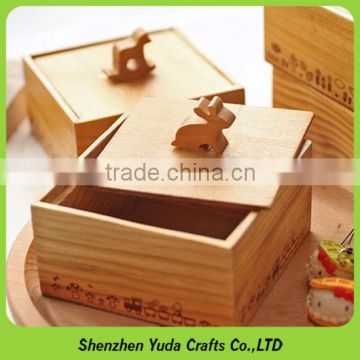 Cute designed wooden material storage box MDF candy container