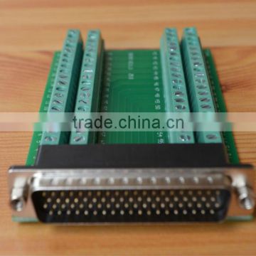 high-quality d-sub 78 pin male connector with Terminal block 5.0 Pitch