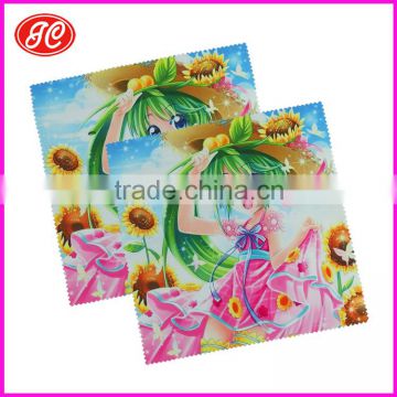 China professional factory hot selling high quality competitive price customized printing microfiber glass cleaning cloth