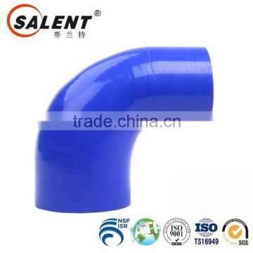 heat resistant 45mm to 38mm blue 90 degree auto silicone reducer elbow hose