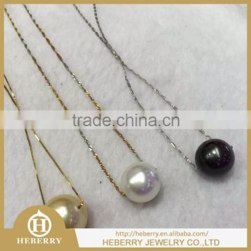 elegant golden south sea pearl pendant with high quality