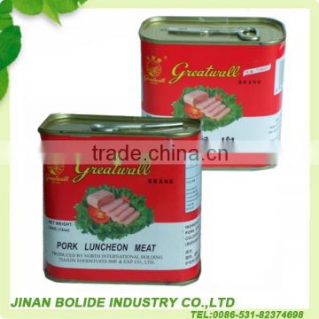 Supply appetizing cheap canned luncheon pork with OEM