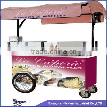 JX-CR200 newly hot sale mobile coffee bike/ coffee cart/ commercial coffee cart