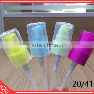 NEW 20/410 Transparent Plastic Cream Pump Smooth Closure