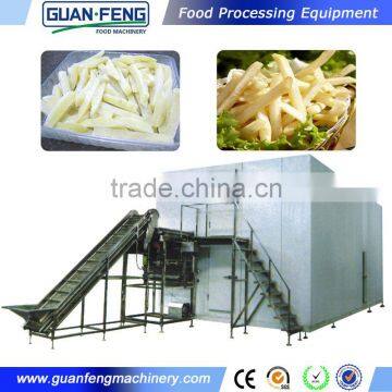 potato processing machinery, frozen french fries processing line