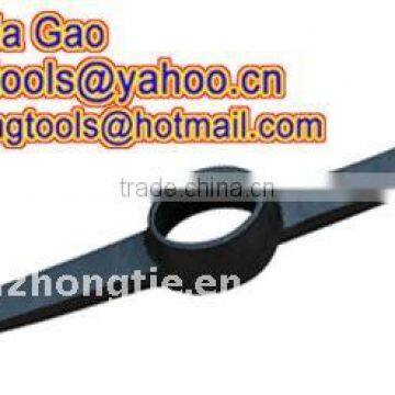 OEM orders top quality cheap forged hand tools factory P413 Steel Pick Mattock Pickaxe head