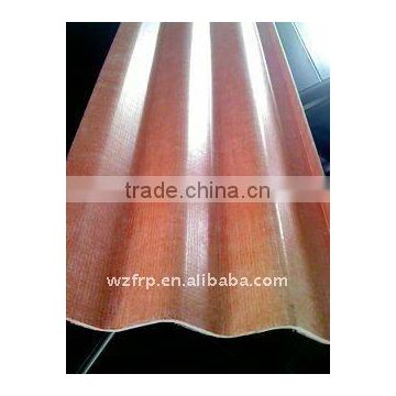 Corrugated grp roof tile