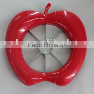Colorful apple cutter w/stainless steel blade