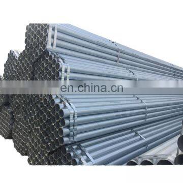 Building material hot dip galvanized steel pipe gi steel round tube