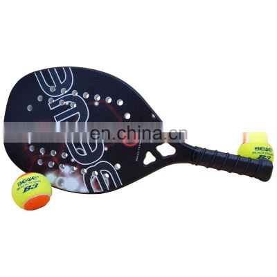 China Manufacture Beach Tennis Racket: BEWE 3K Beach Tennis Racket BTR-4009 FONO OEM