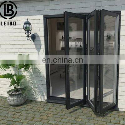 China Supplier Customized Size Heavy-Duty Aluminum Extrusion Folding Entry Doors