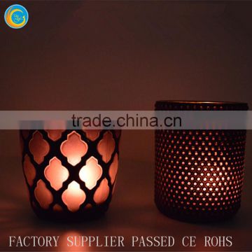 online different height candles matte purple glass votive holders candle containers wholesale